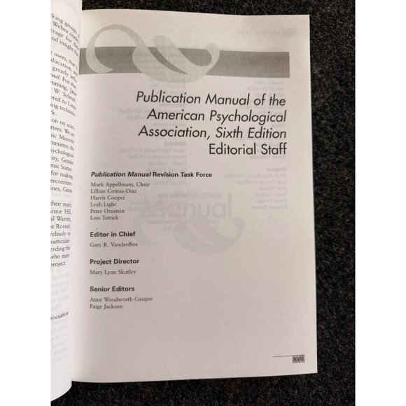 Publication Manual Of The American Psychological Association Sixth Edition - Picture 8 of 10